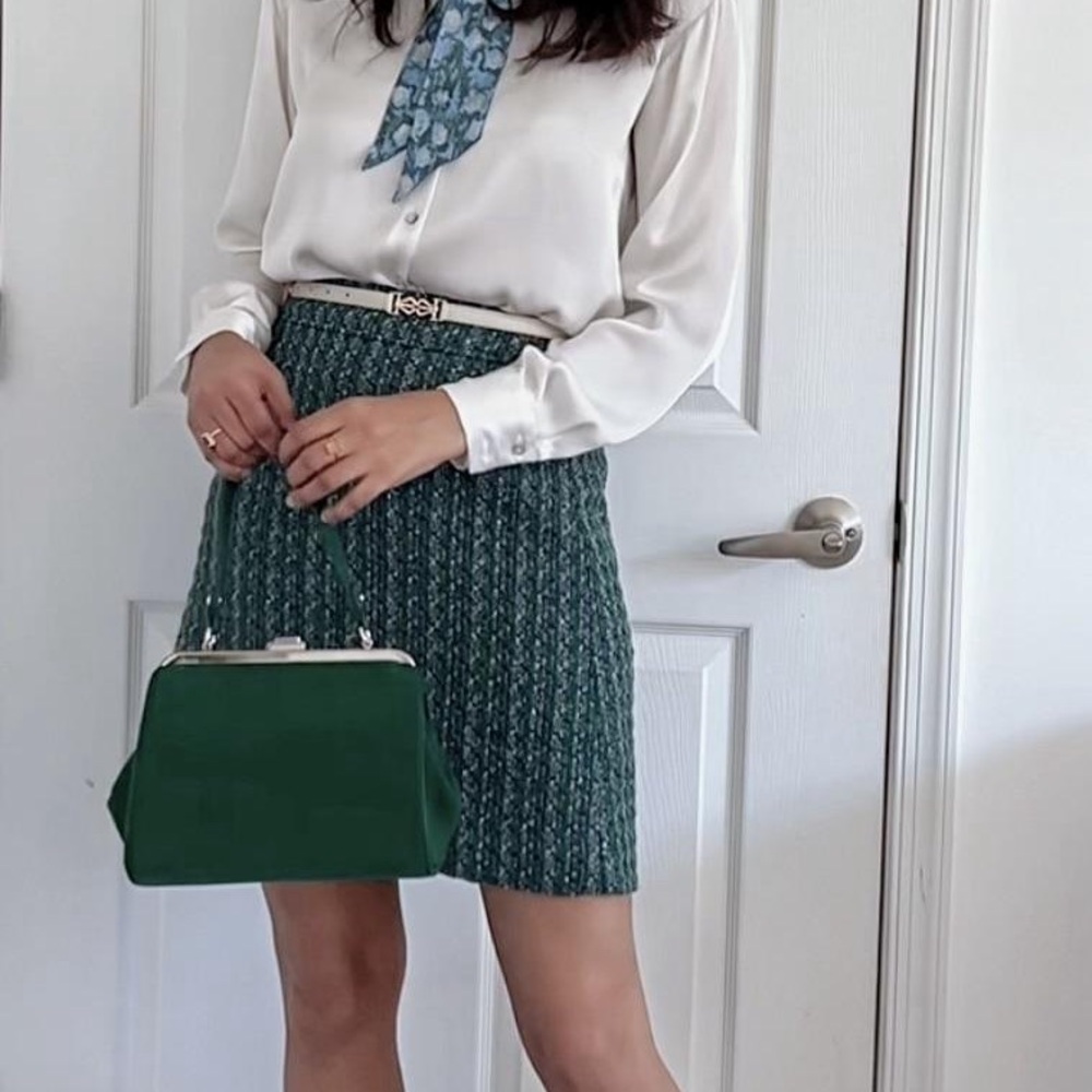 J.Crew tweed mini skirt